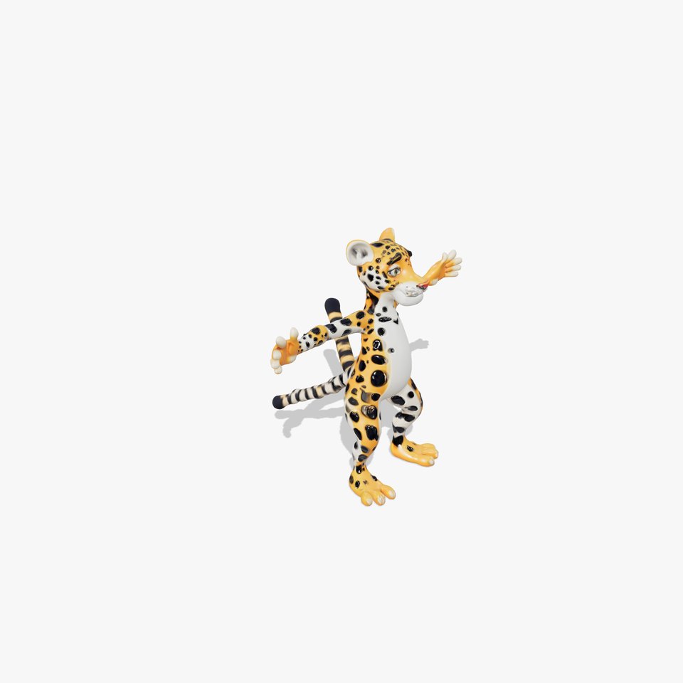 Spotted Leopard Character model pack
