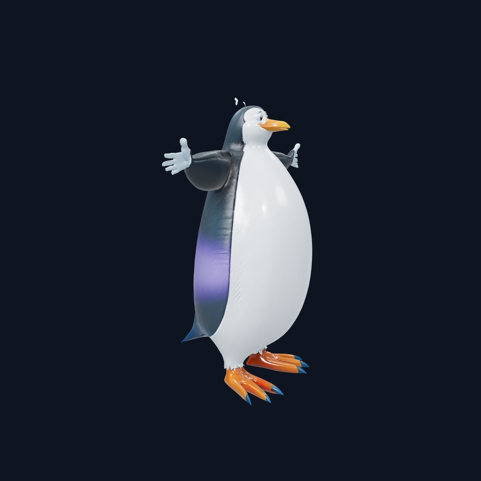 Expressive Penguin Character model pack