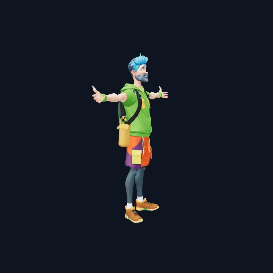 Vibrant Explorer Character model pack