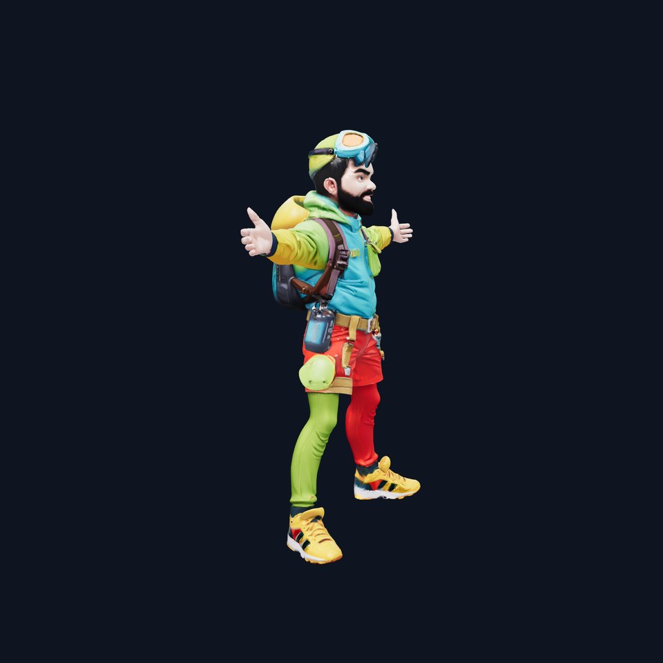 Adventure Explorer Character model pack