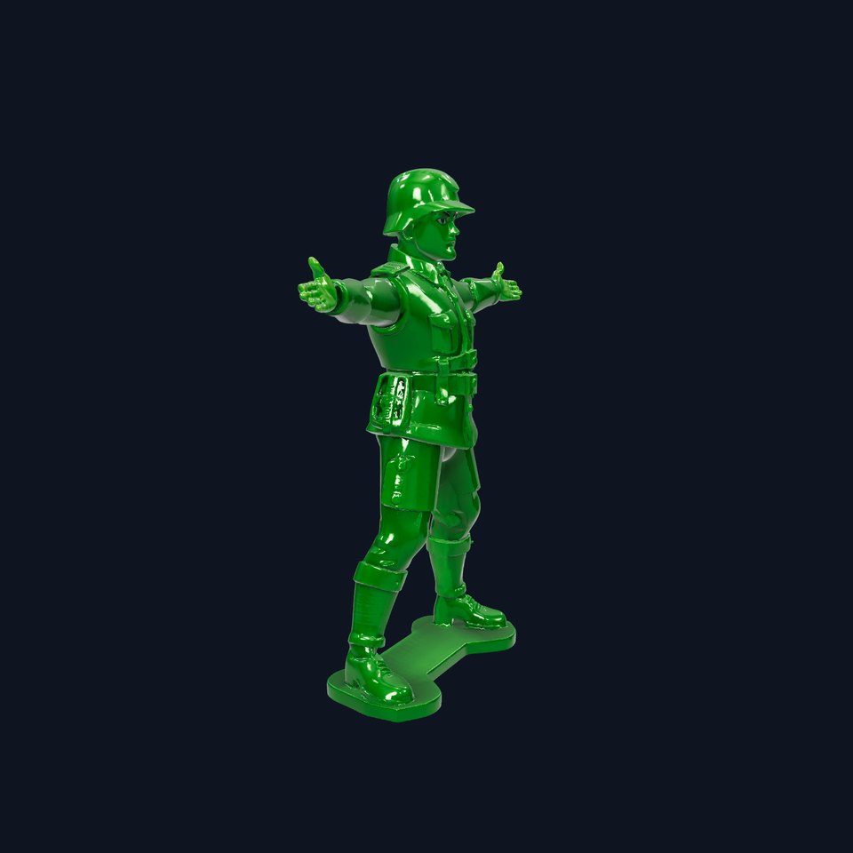 Classic Green Soldier model pack