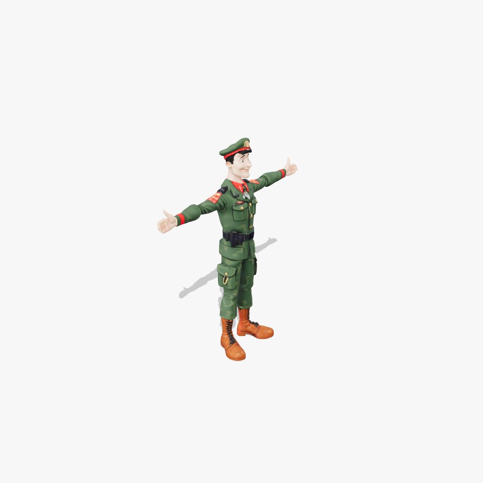 Charismatic Soldier Character model pack