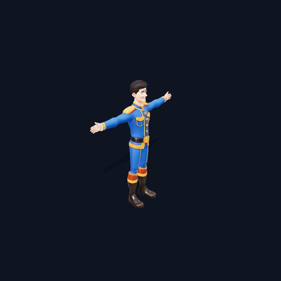 Royal Blue Captain model pack