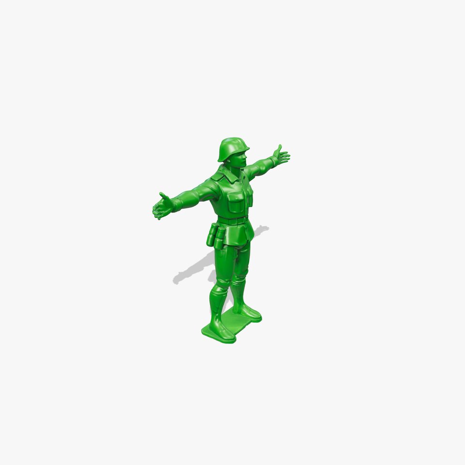 Green Army Soldier model pack