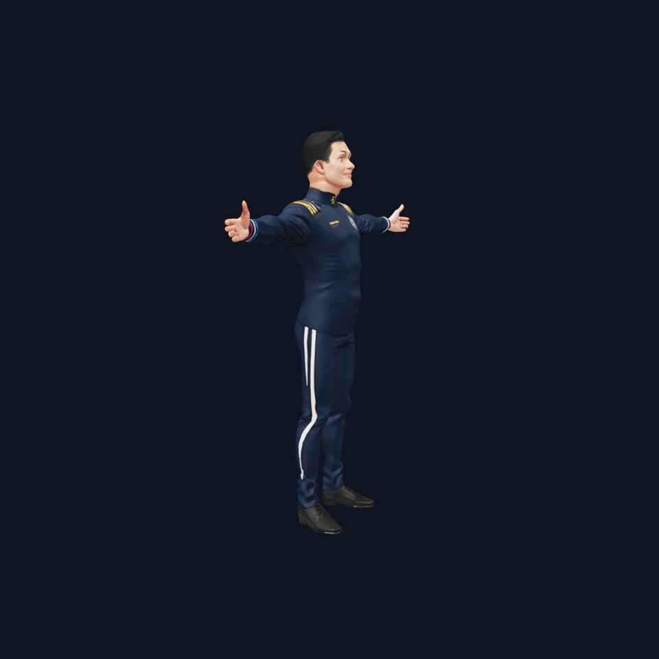 Navy Officer Uniform model pack