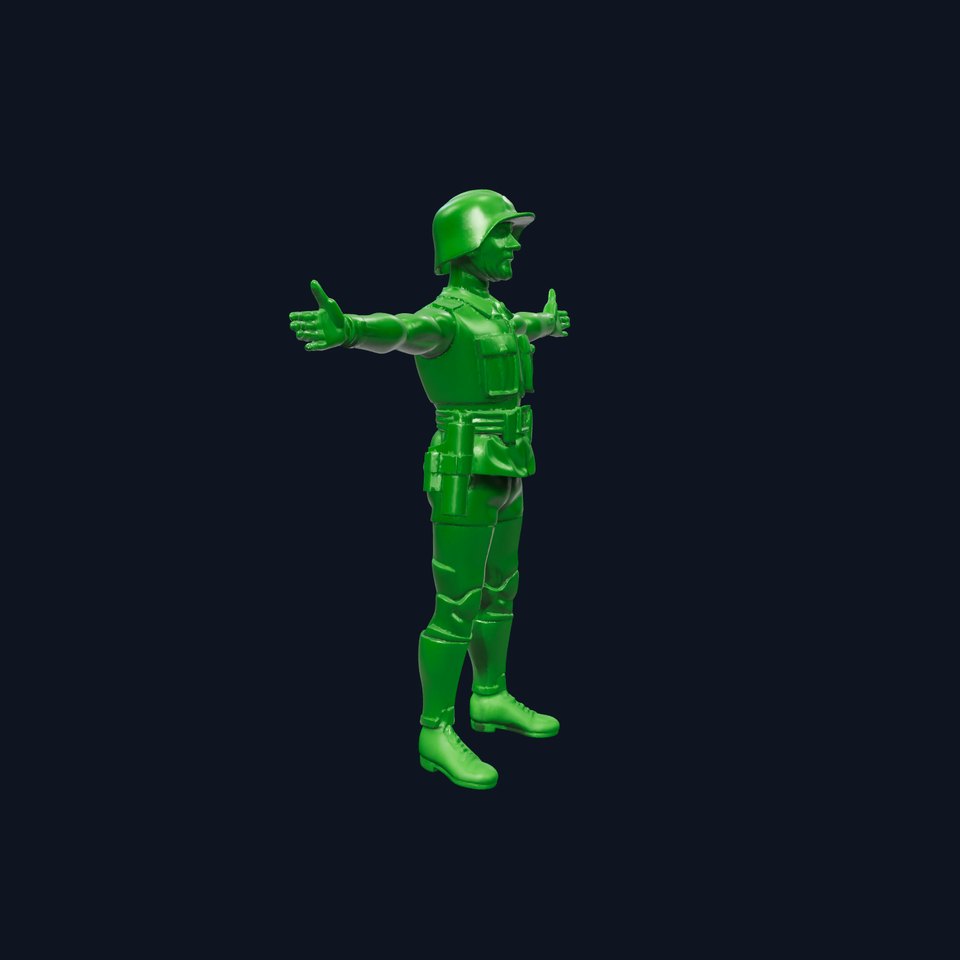 Classic Green Soldier model pack