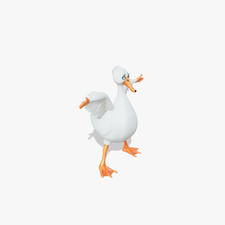 Charming Goose Character model pack