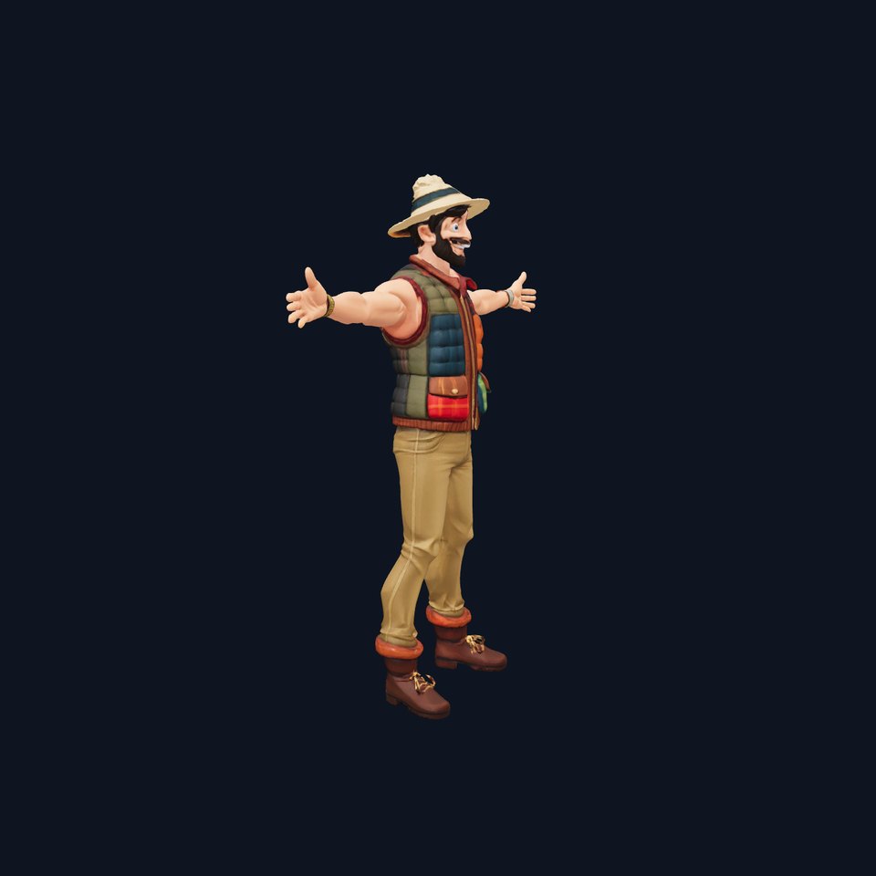 Cheerful Explorer model pack