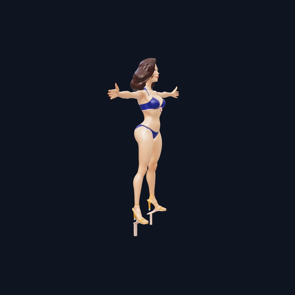 Stylish Bikini Pose model pack