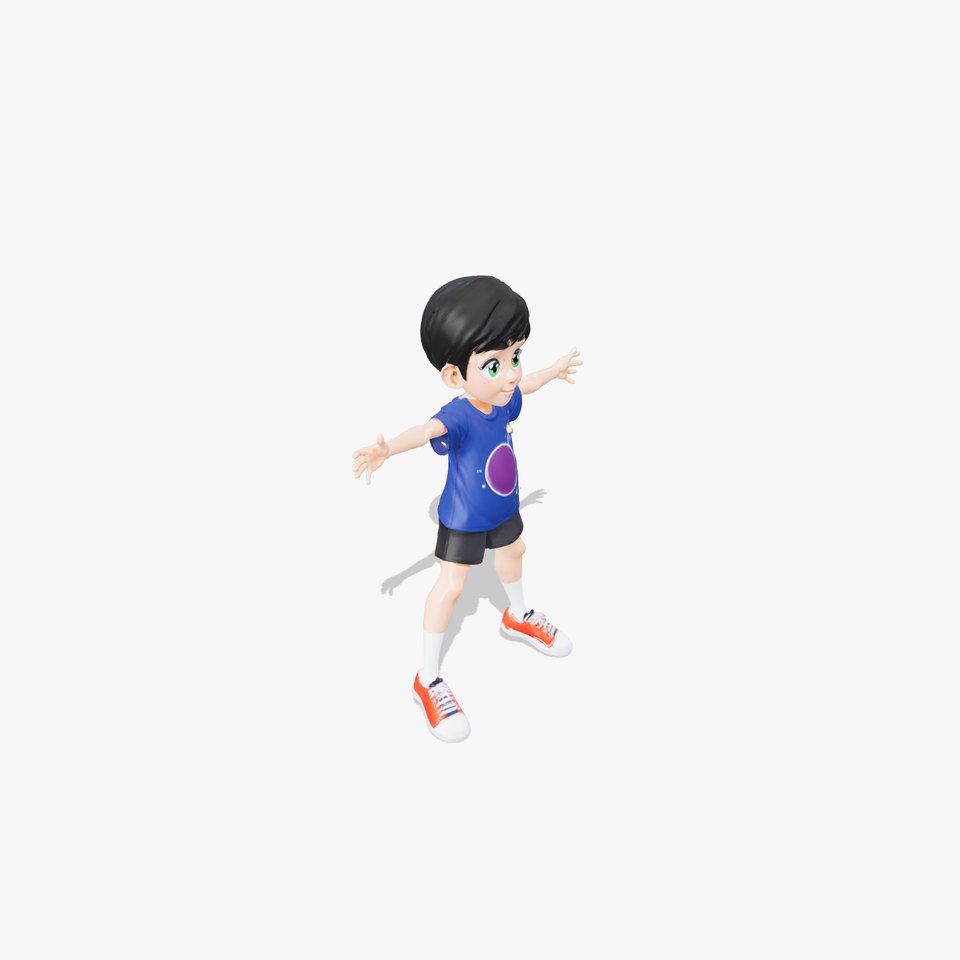 Animated Character Boy model pack