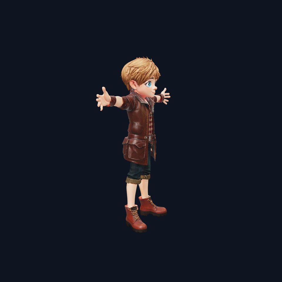 Adventure Kid Character model pack