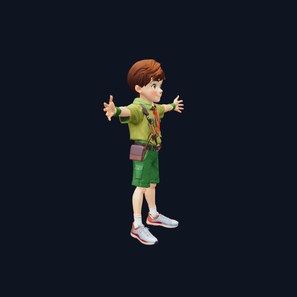 Scout Adventure Kid model pack