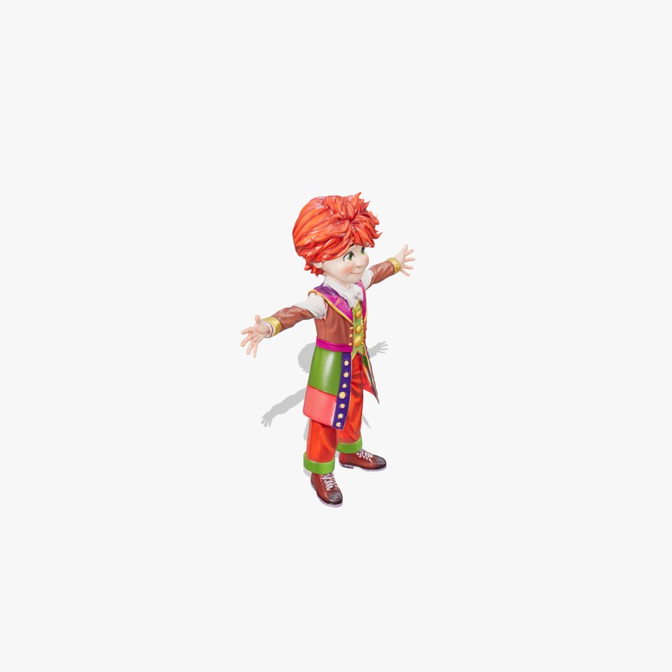 Vibrant Jester Character model pack