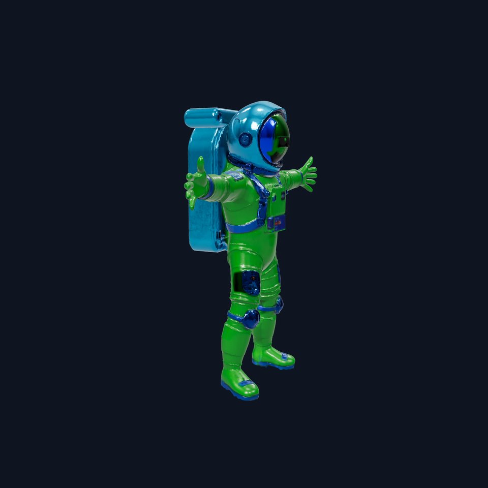 Emerald Space Suit model pack