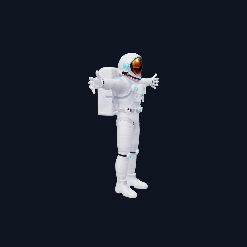 White Space Suit model pack