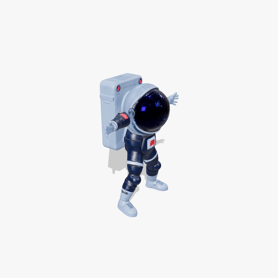 Galactic Explorer Astronaut model pack