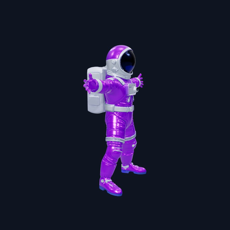 Galactic Explorer Purple model pack