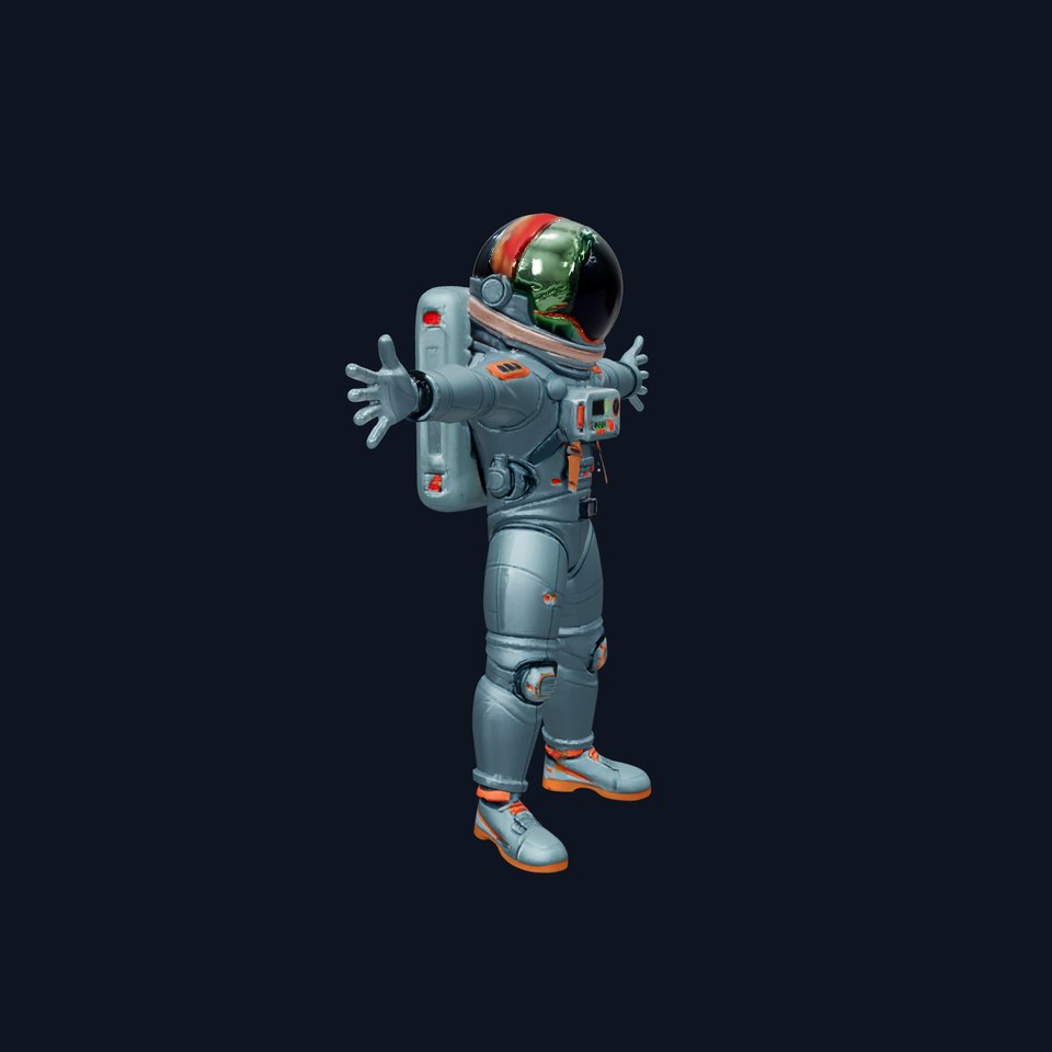 Futuristic Space Suit model pack