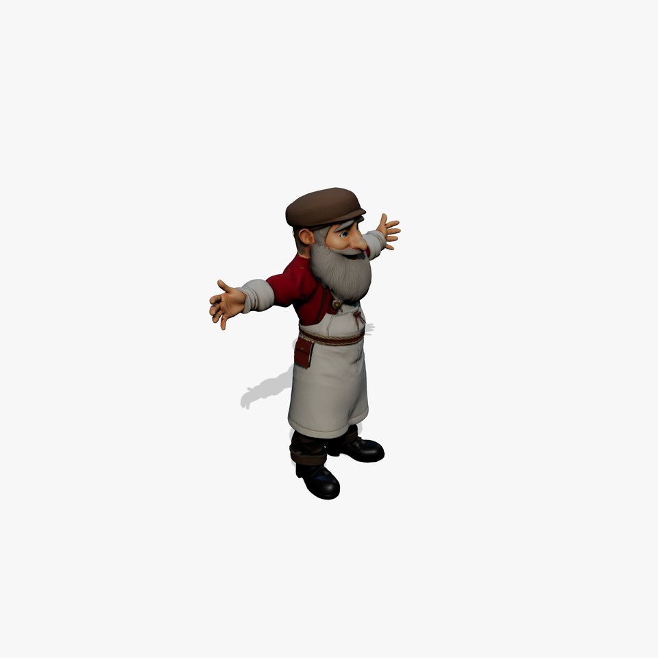 Friendly Artisan Character model pack