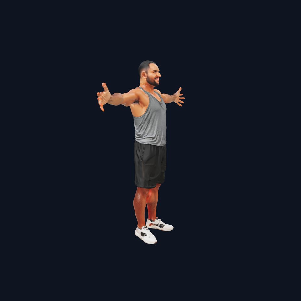 Athletic Casual Man model pack