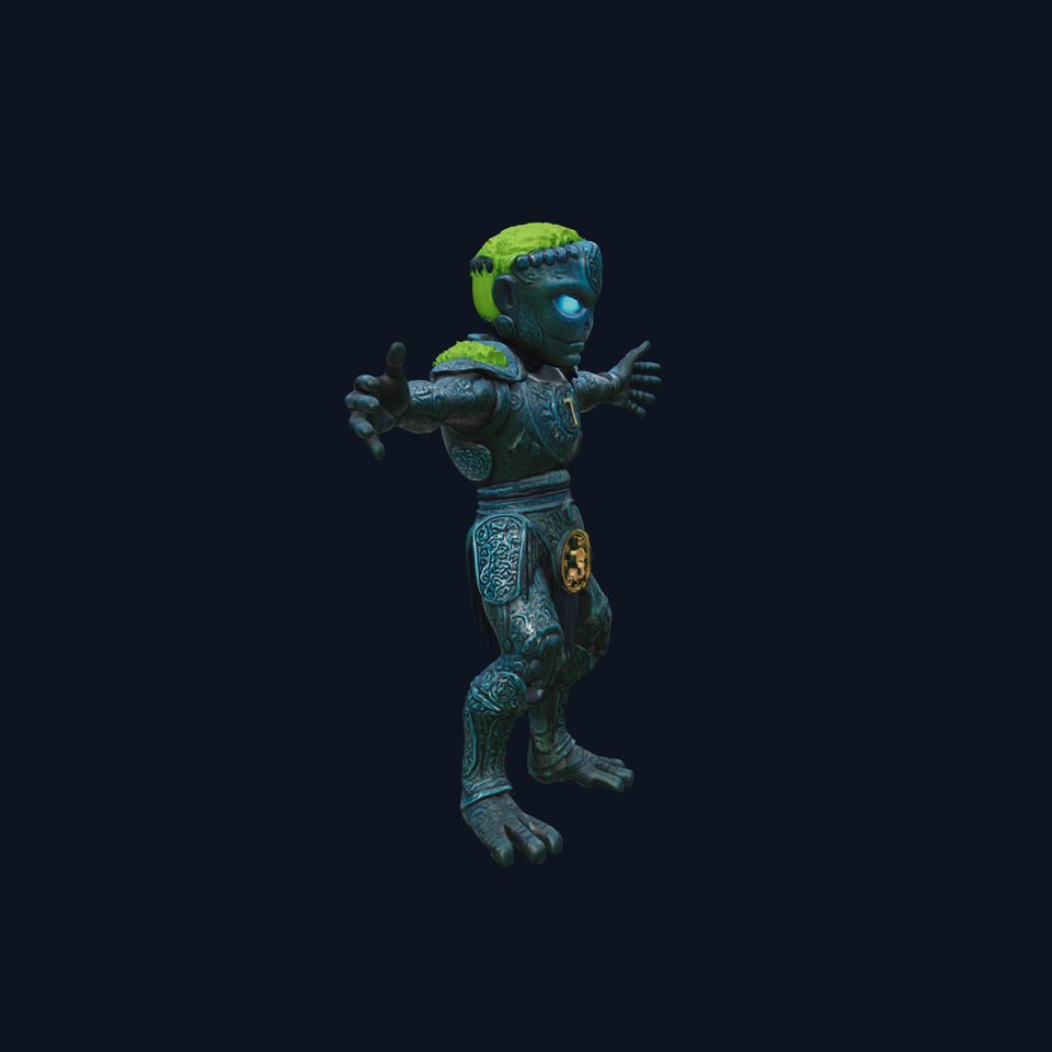 Mystical Warrior Automaton model pack