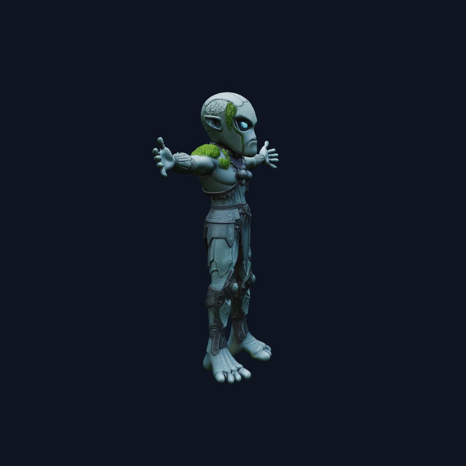 Mystic Goblin Warrior model pack