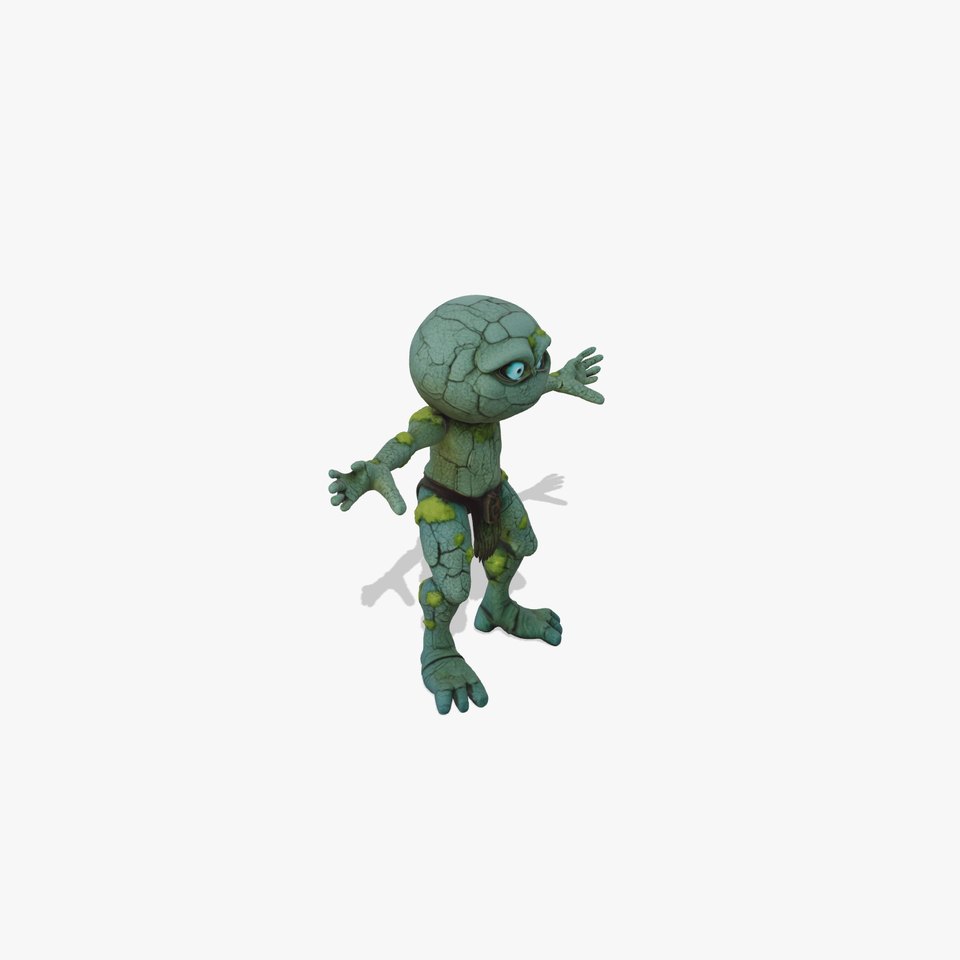 Mossy Golem Character model pack