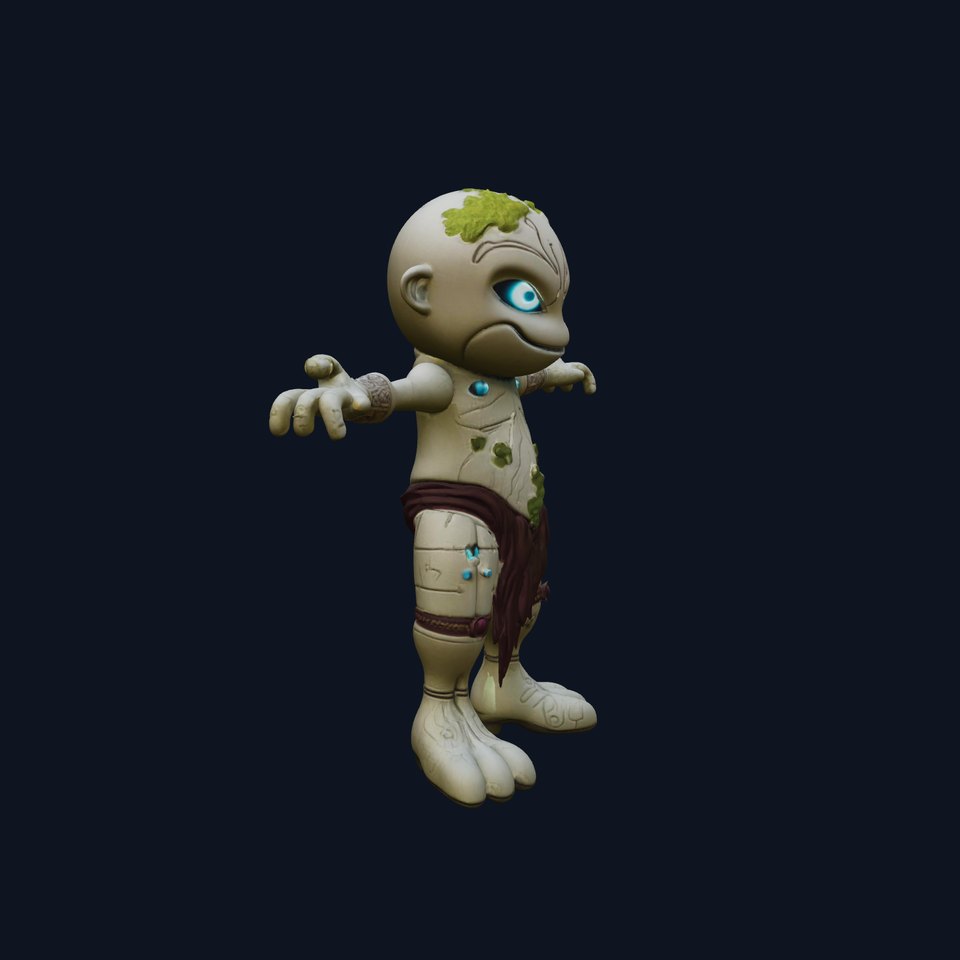 Mystical Stone Golem model pack