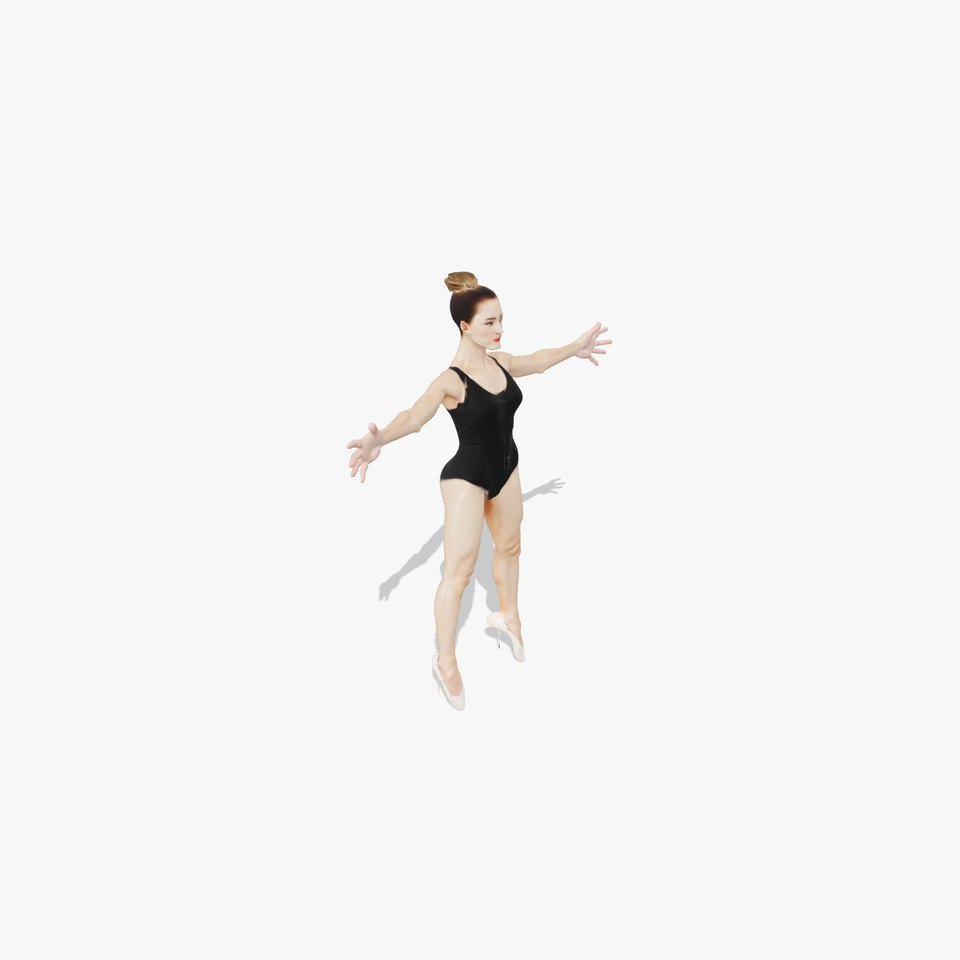 Elegant Ballet Dancer model pack