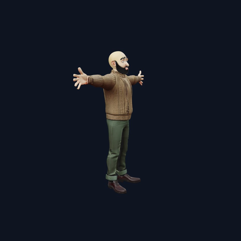 Cozy Sweater Character model pack