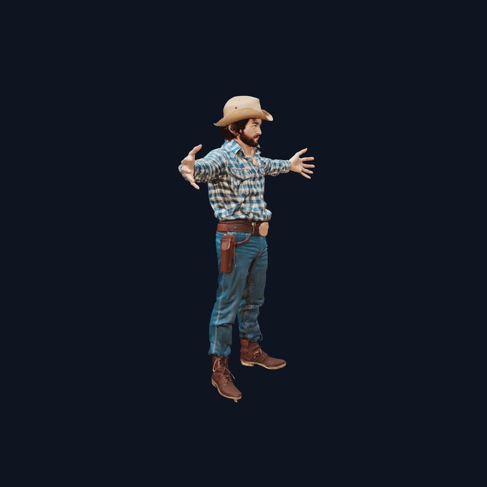 Cowboy Style Ranger model pack