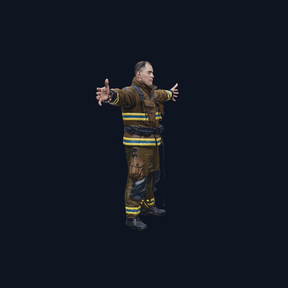 Firefighter Uniform model pack