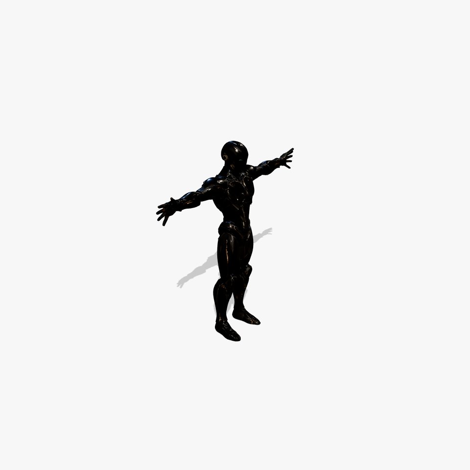 Futuristic Cybernetic Armor model pack