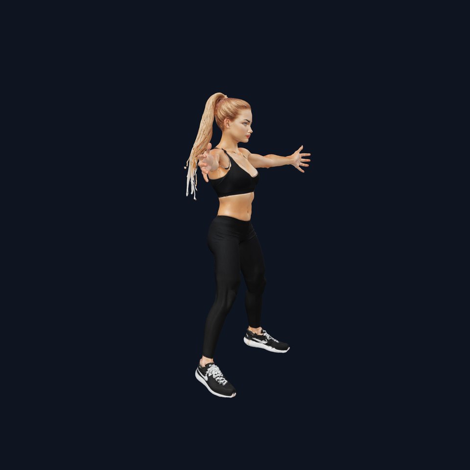 Fitness Trainer Athletic model pack