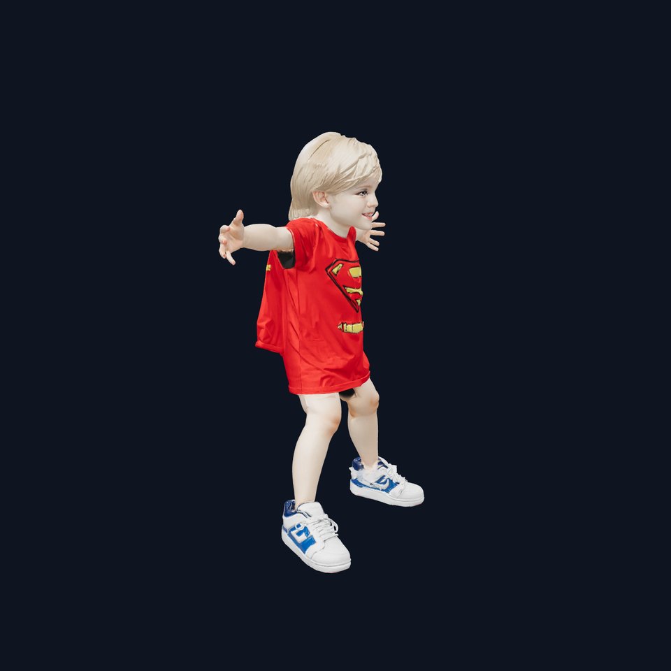 Energetic Hero Kid model pack