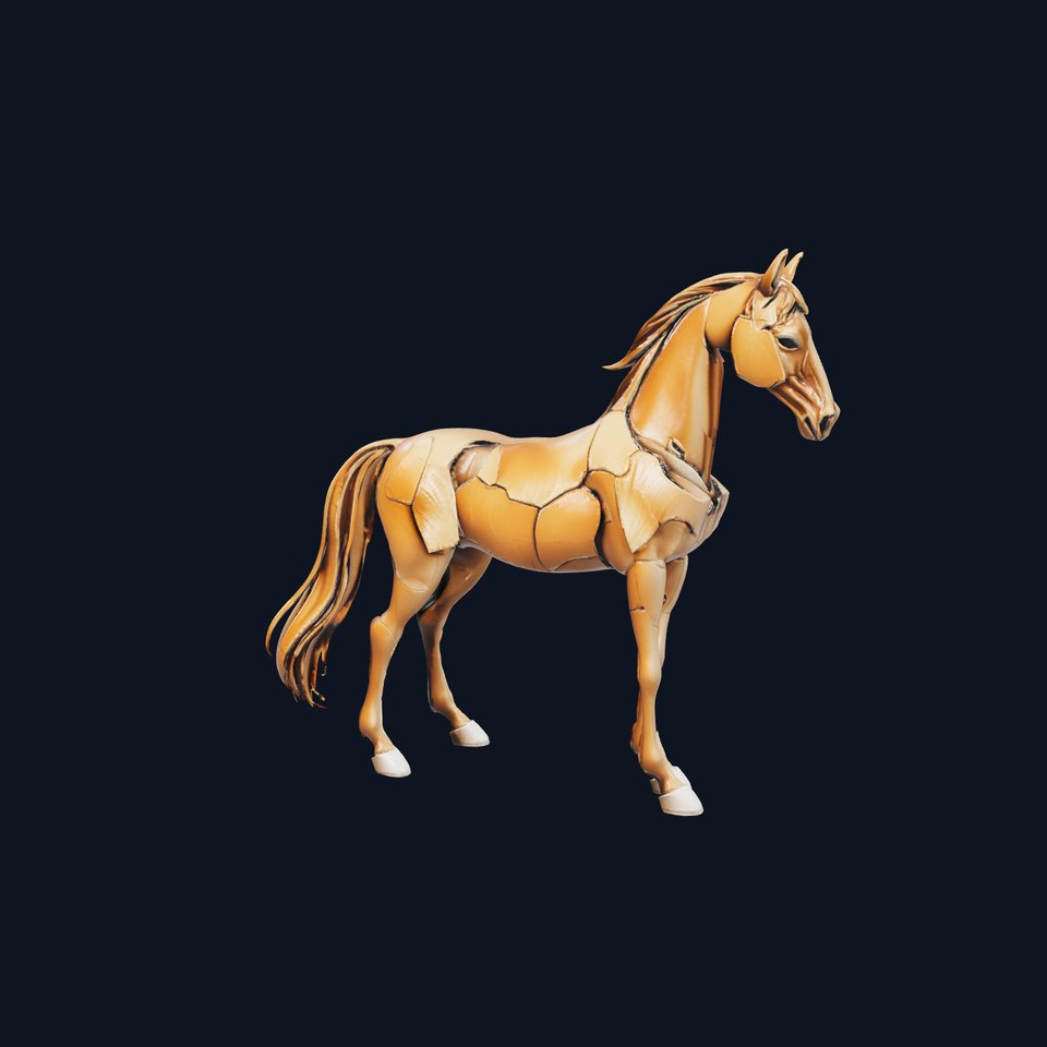 Bronze Mechanic Horse model pack