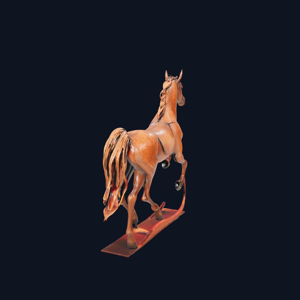 Elegant Brown Horse model pack