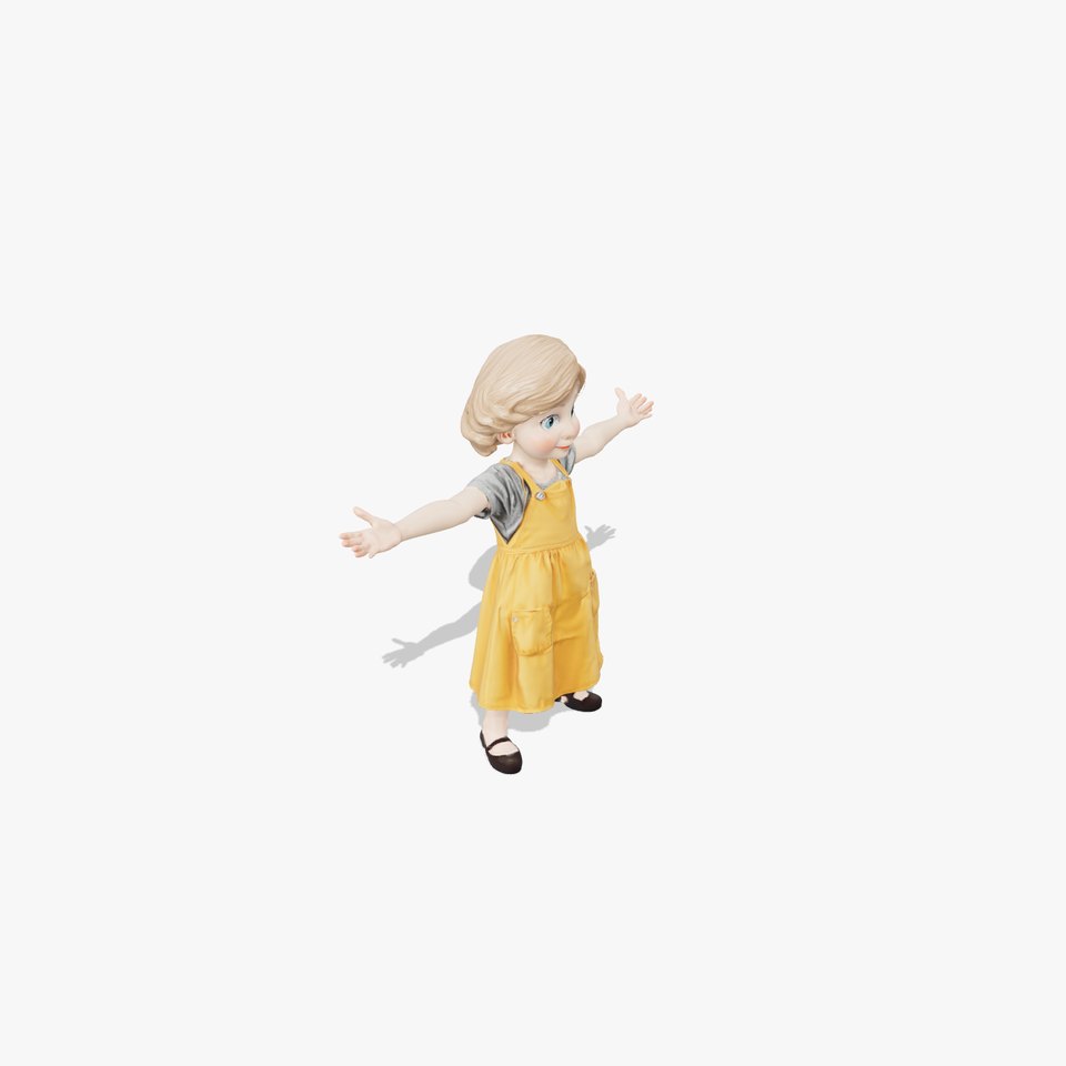 Cheerful Child Character model pack