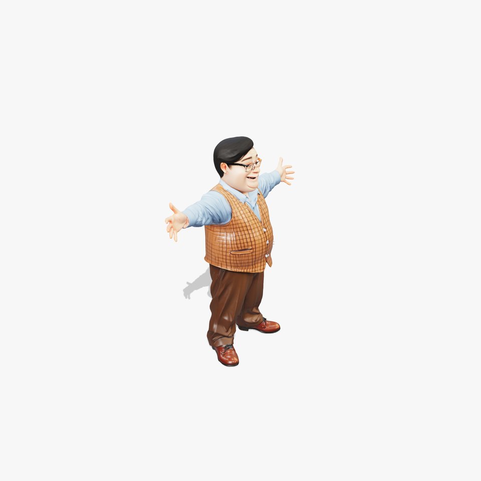 Friendly Teacher Character model pack