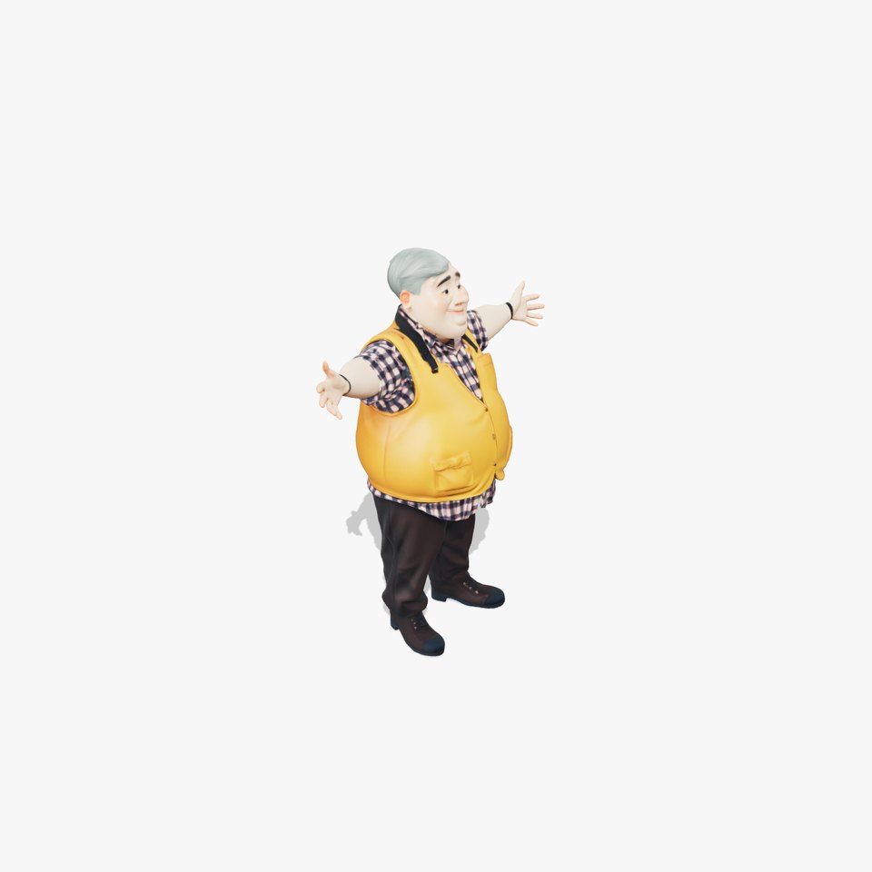 Friendly Outdoorsman Character model pack