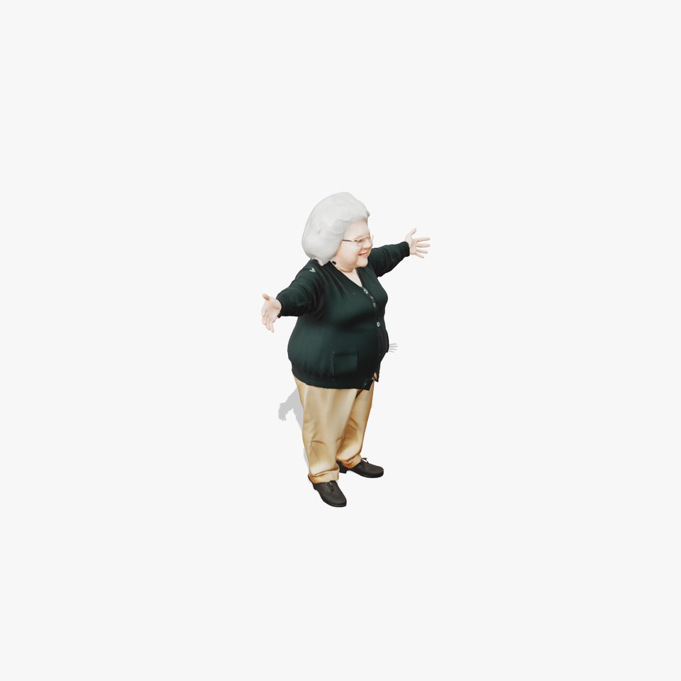 Grandmotherly Hug Pose model pack