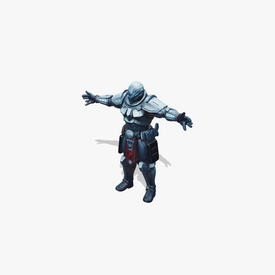 warrior in power armor