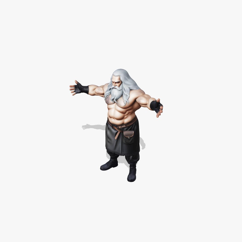 Rugged Artisan Male Character