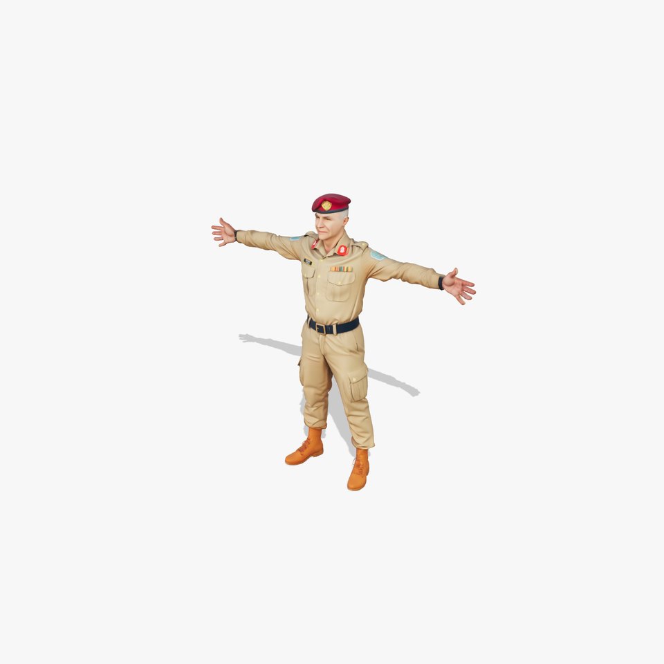 Bahraini Major - Formal Desert Uniform