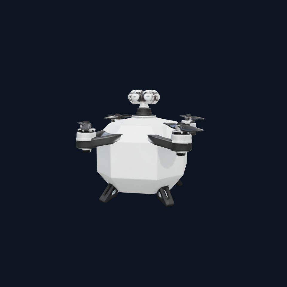 Hexagonal Rotorcraft Drone with Sensor Array