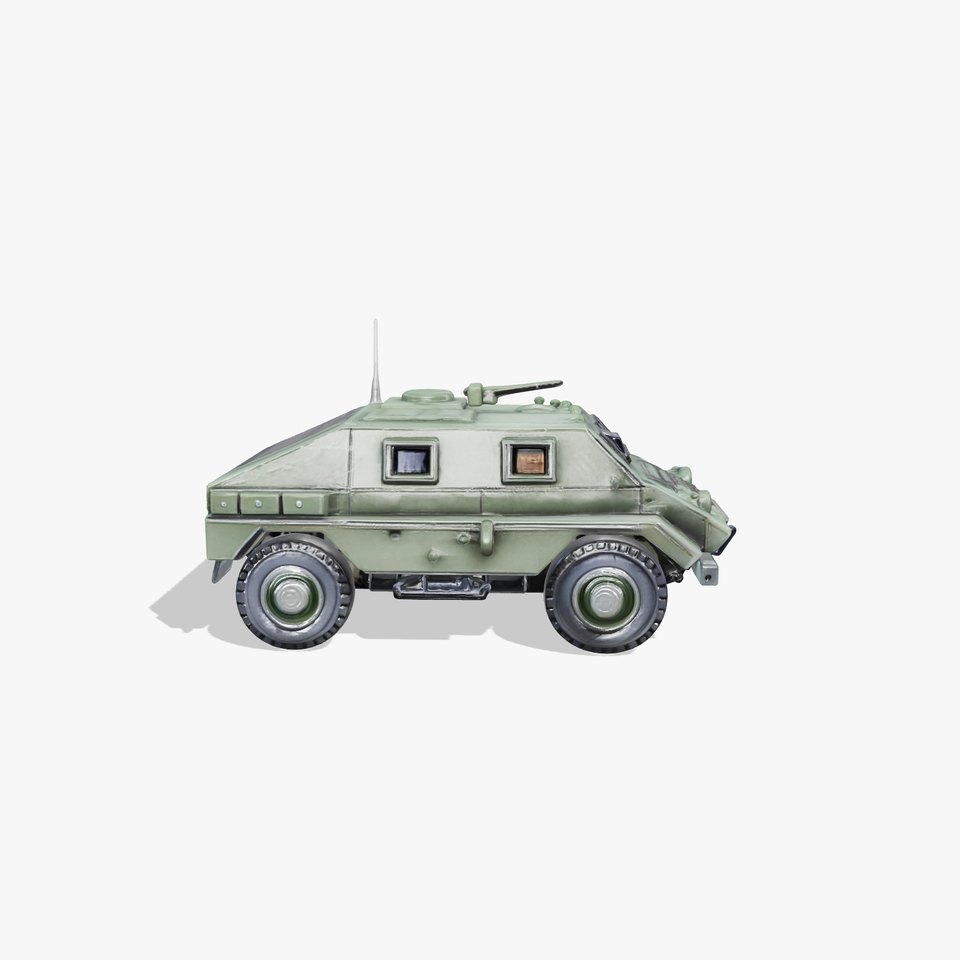 Armored Infantry Fighting Vehicle with Soft Angles