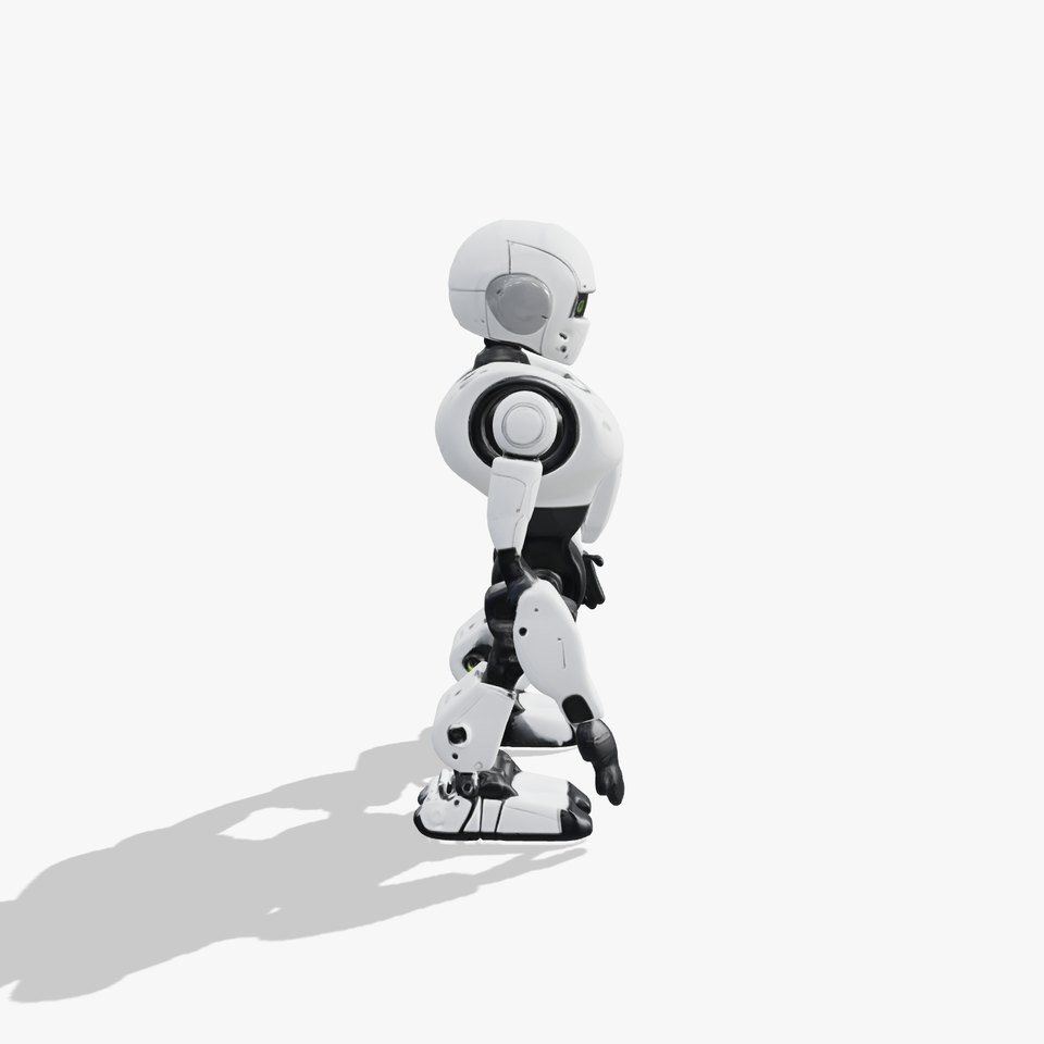 Humanoid Robot Model with Articulated Joints