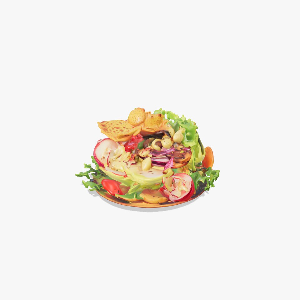 Lebanese Fattoush Salad 3D model pack