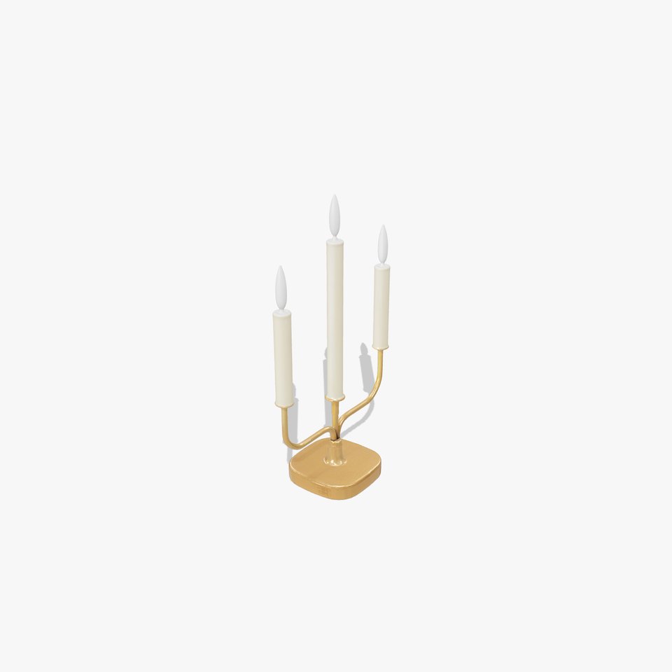 Minimalist Candelabra Modern Design model pack