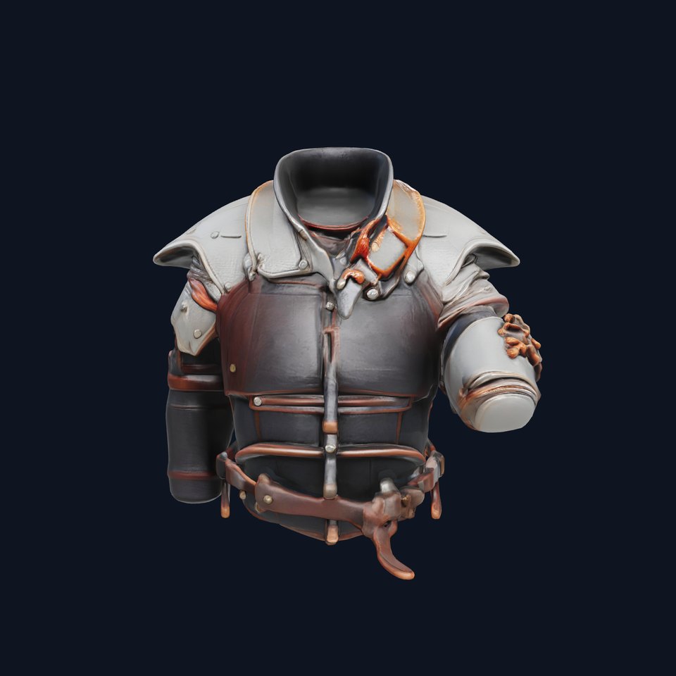 Nomadic Knight Armor Realistic model pack